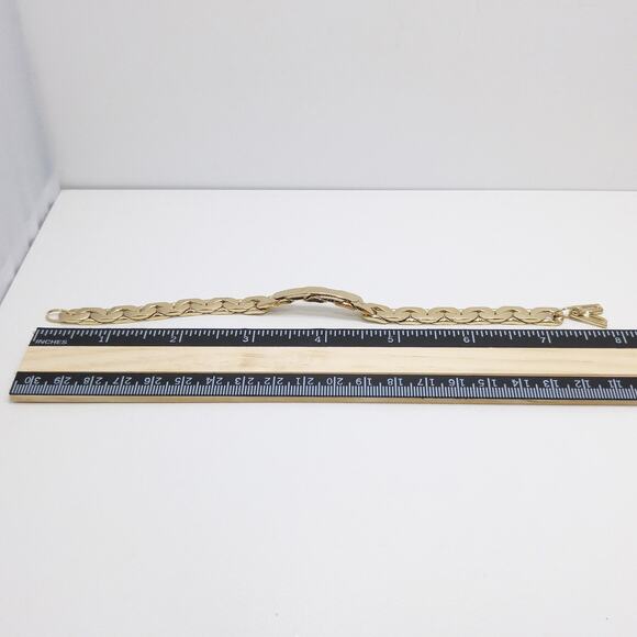 Vintage SPEIDEL USA Woman's Gold Plated ID Bracelet, Ready for Engraving - Picture 7 of 10